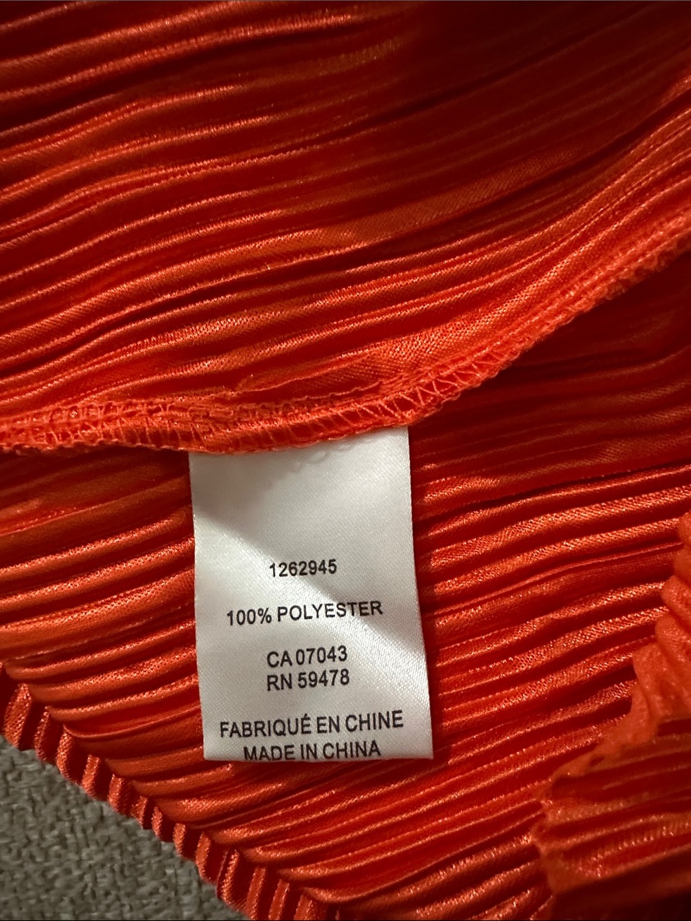 NWT Rachel Zoe Pleated Button-Up Top & Wide Leg Pants Set - Vibrant RedOrange - Picture 5 of 7